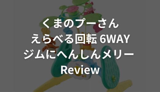 【購入レビュー】くまのプーさん6WAYジムにへんしんメリーはいらない？｜長く使える神アイテム！