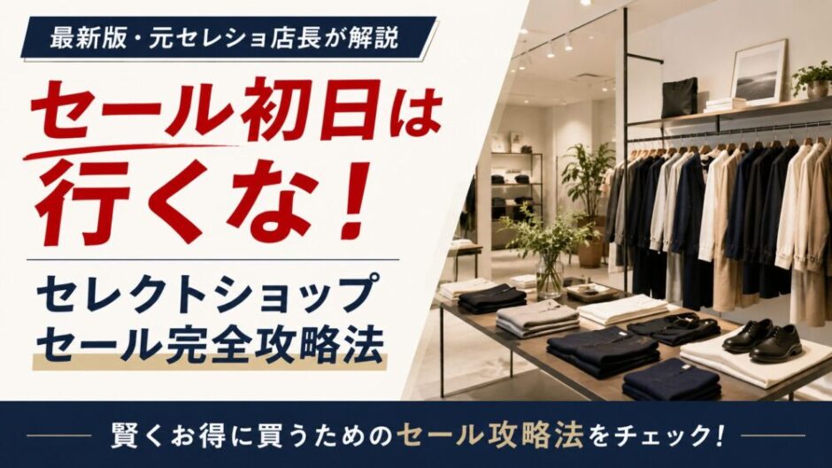 セール初日は行くな