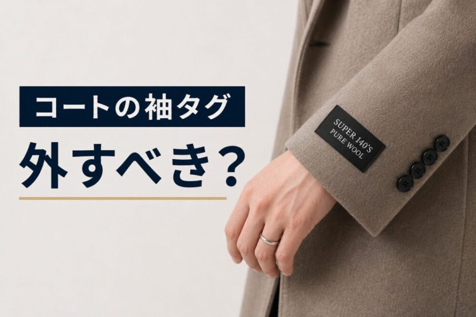 袖タグ　外す